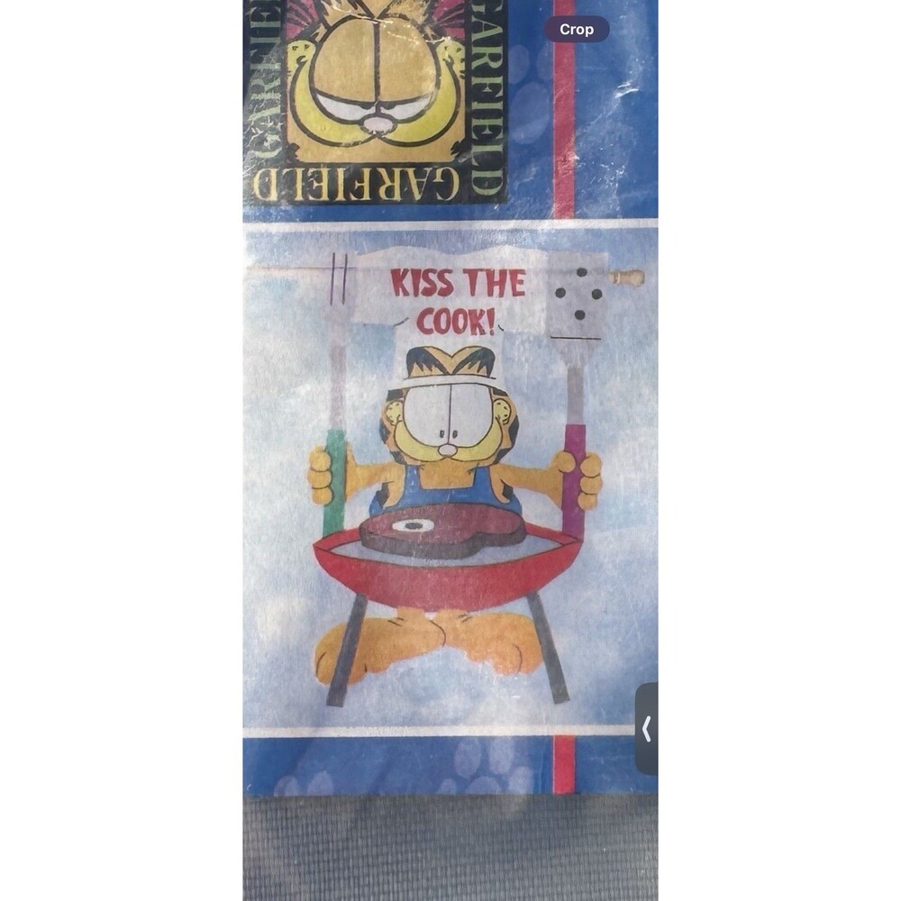 Garfield Kiss The Cook Wind Sculpts 1999 Flag Banner Home Grill Outdoors New Bbq